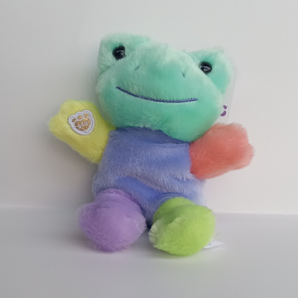 NWT Build A Bear Mini Beans Hoppy Colors Frog